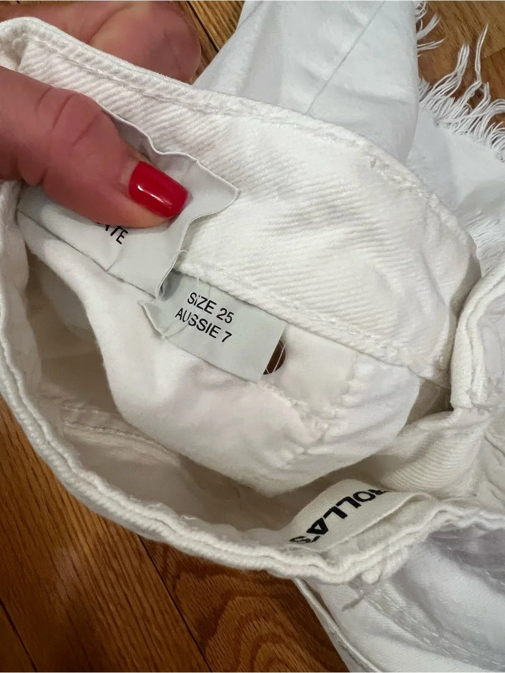 Rolla’s White Denim Shorts